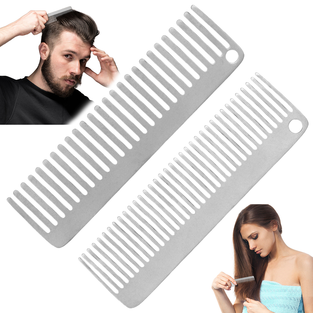 Comb Pocket Titanium - Титановая расческа, антистатическая, портативная, для кемпинга,