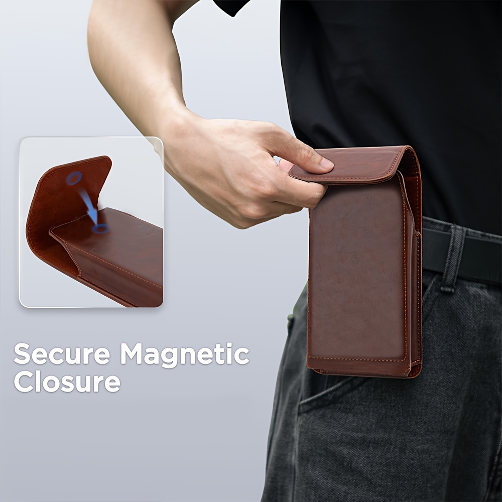 Edc Carry Belt Leather - Мужской чехол-кошелек премиум-класса из искусственной кожи