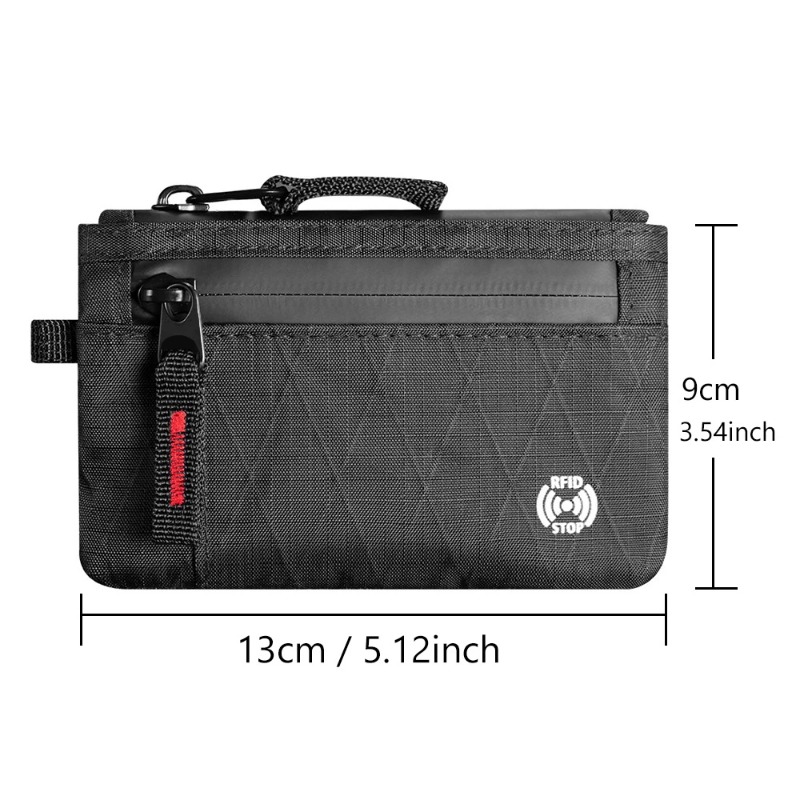 Edc Carry Card - Ультратонкий RFID-кошелек с защитой от кражи,