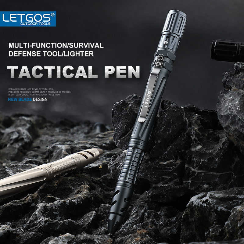 Pen Tactical Glass - Тактическая ручка LETGOS из вольфрамовой стали