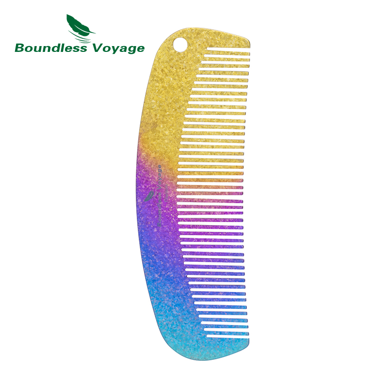 Comb Pocket Titanium - Расческа для волос и бороды Boundless