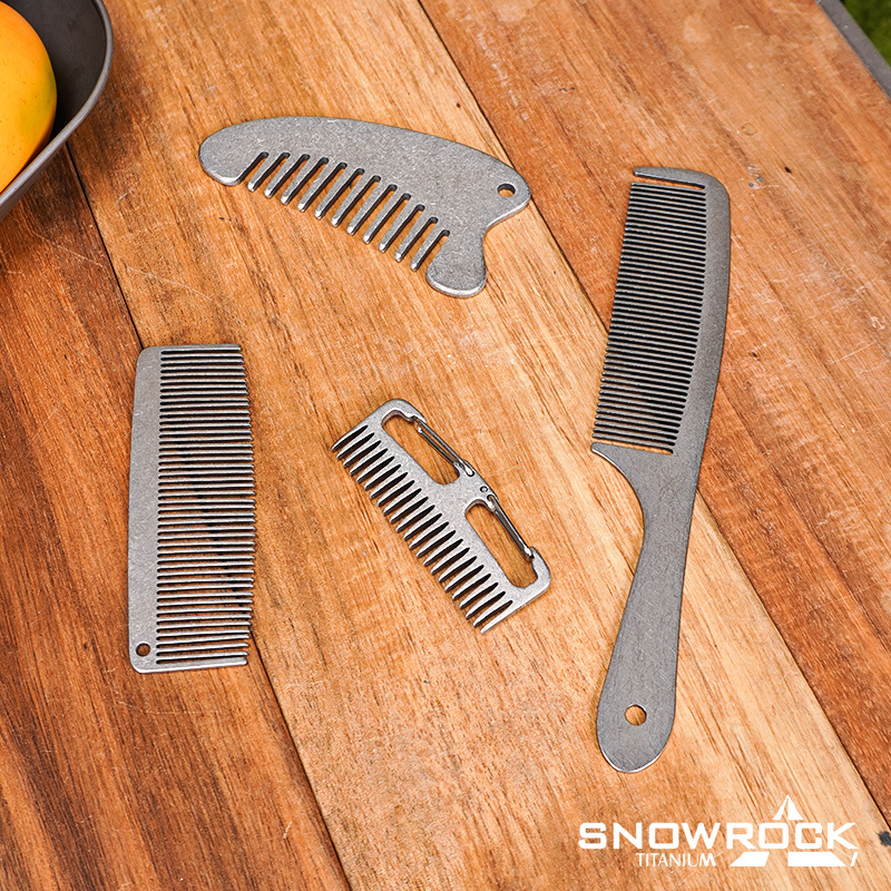 Расческа-полумесяц SNOWROCK из – обзор и цена Comb Pocket Titanium