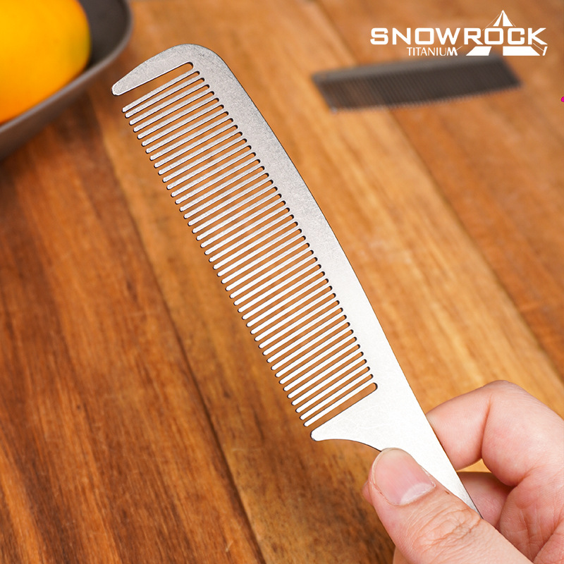 Расческа-полумесяц SNOWROCK из – обзор и цена Comb Pocket Titanium