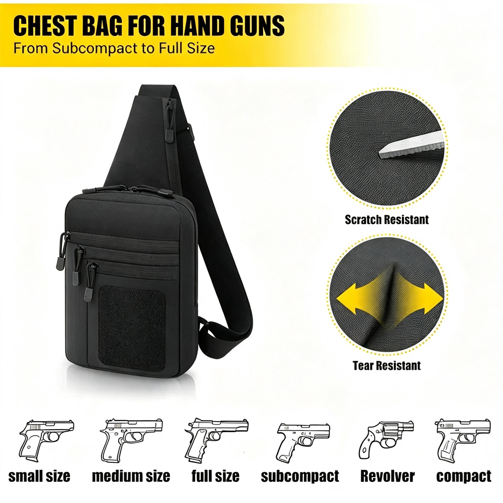 Тактическая сумка-чехол для пи – обзор и цена Edc Pistol Carry Bag