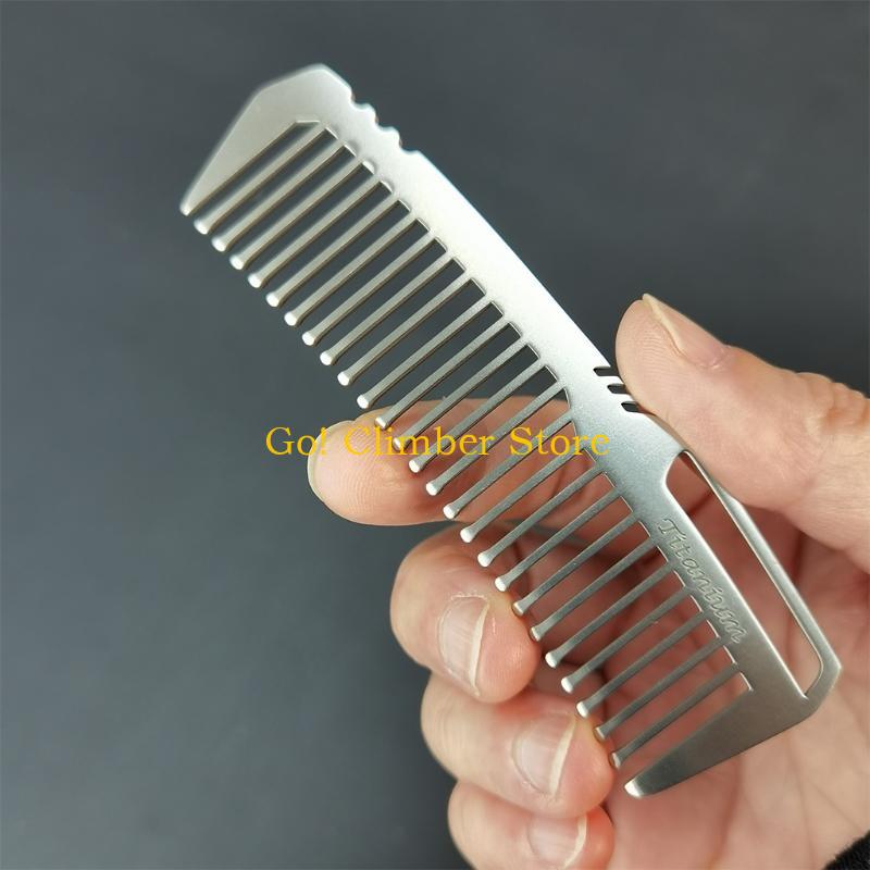 Q84C Портативная расческа из т – обзор и цена Comb Pocket Titanium