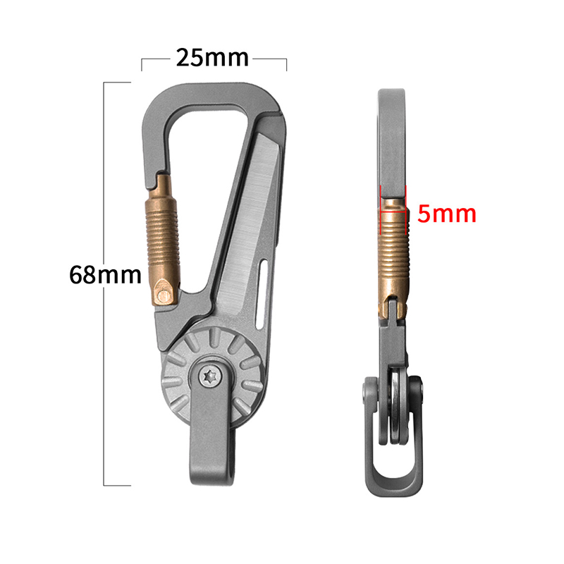 Автомобильный брелок из титано – обзор и цена Edc Carry Essentials