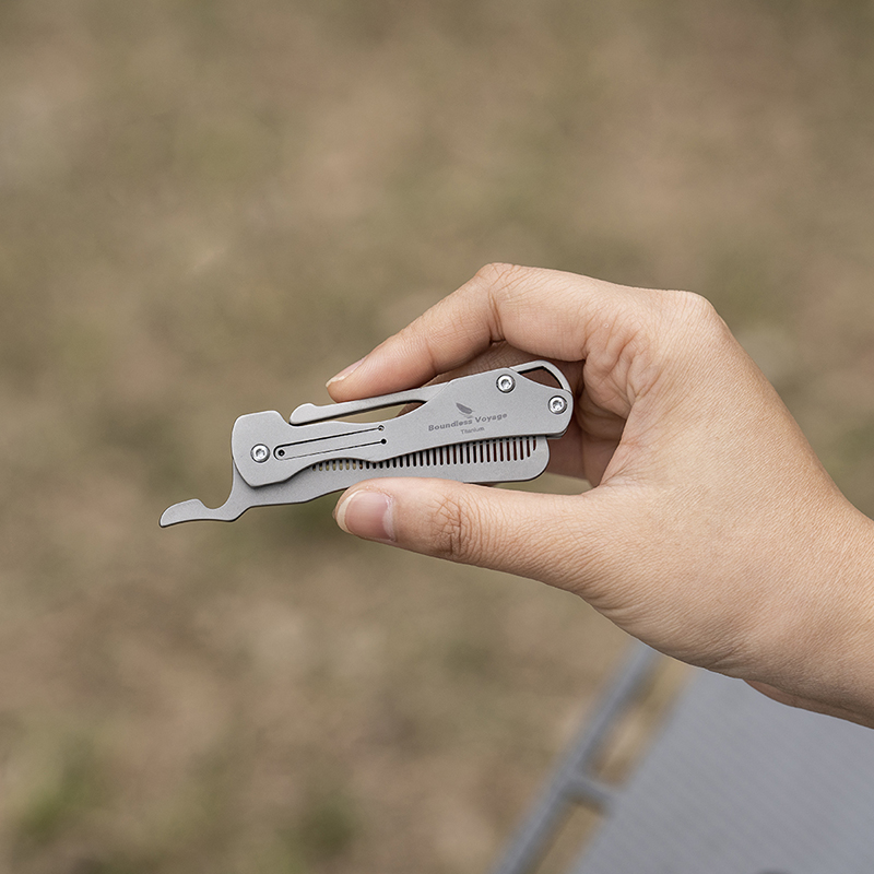 Складная титановая расческа Bo – обзор и цена Comb Pocket Titanium
