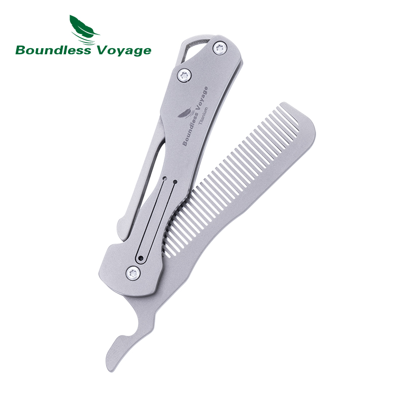 Складная титановая расческа Bo – обзор и цена Comb Pocket Titanium