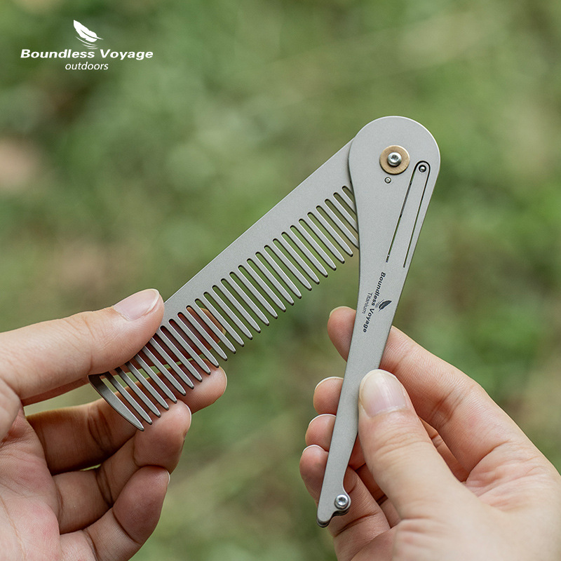 Расческа для волос из чистого  – обзор и цена Comb Pocket Titanium