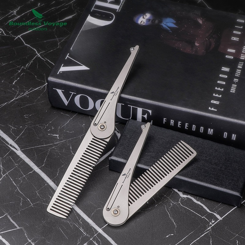 Новая складная расческа из чис – обзор и цена Comb Pocket Titanium
